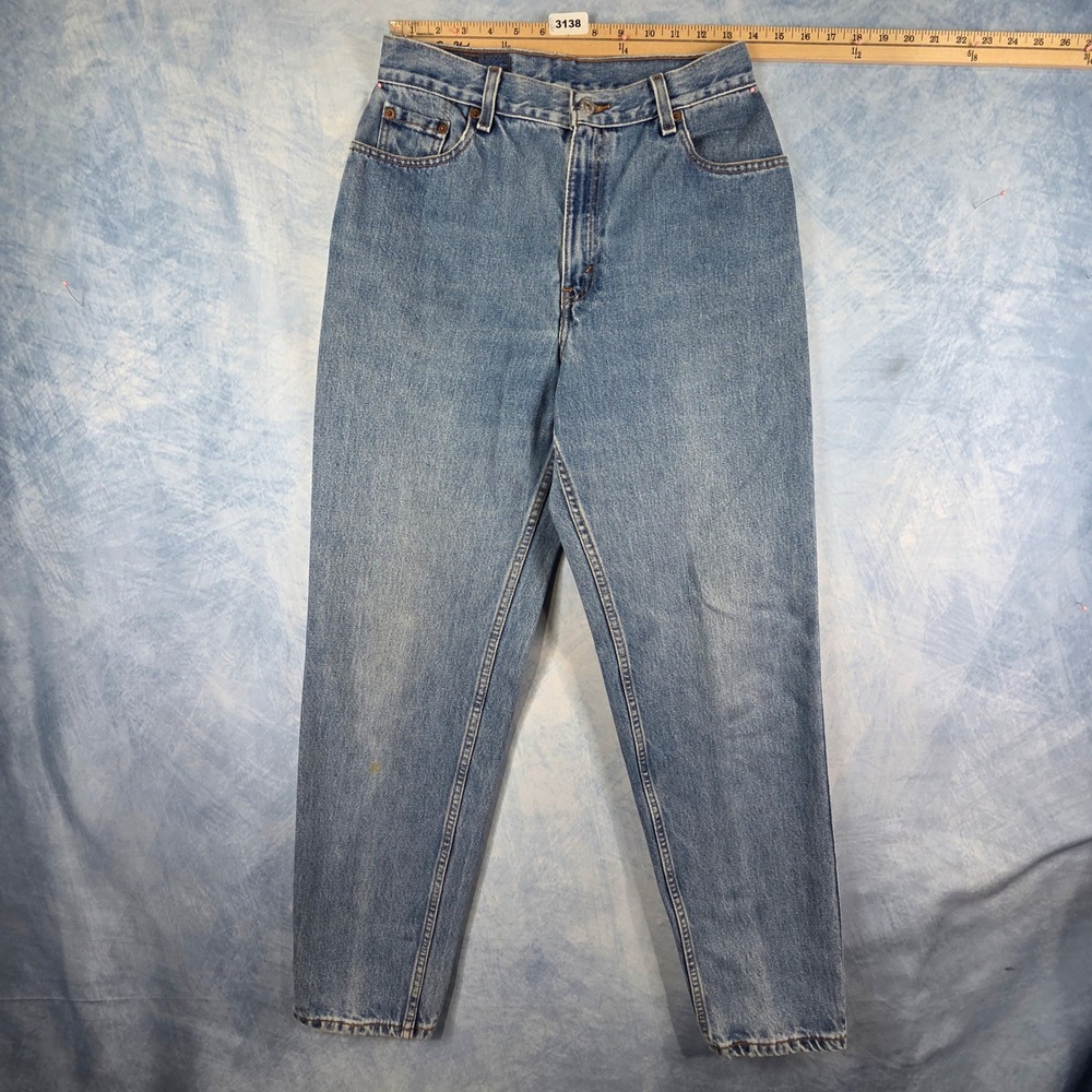 VINTAGE Levis 550 Relaxed Fit Tapered Leg Jeans Womens 10 MIS High Rise Y2K